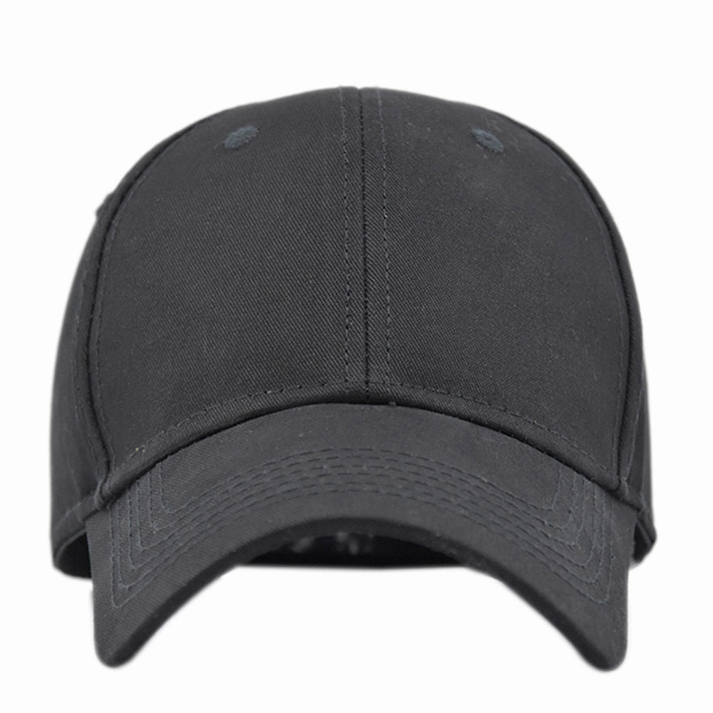 Wholesale Cotton Hard Top Solid Color Baseball Cap