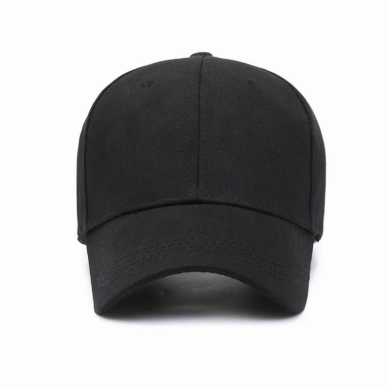 Wholesale Cotton Hard Top Solid Color Light Board Baseball Cap
