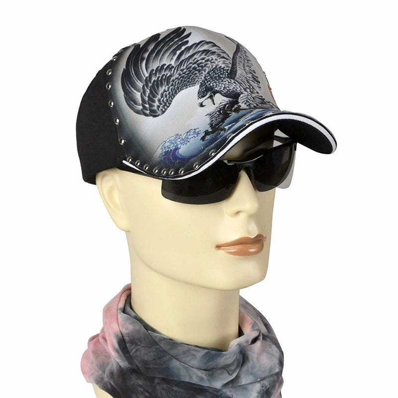 Wholesale Cotton Hardtop Wide Brim Animal Print Caps