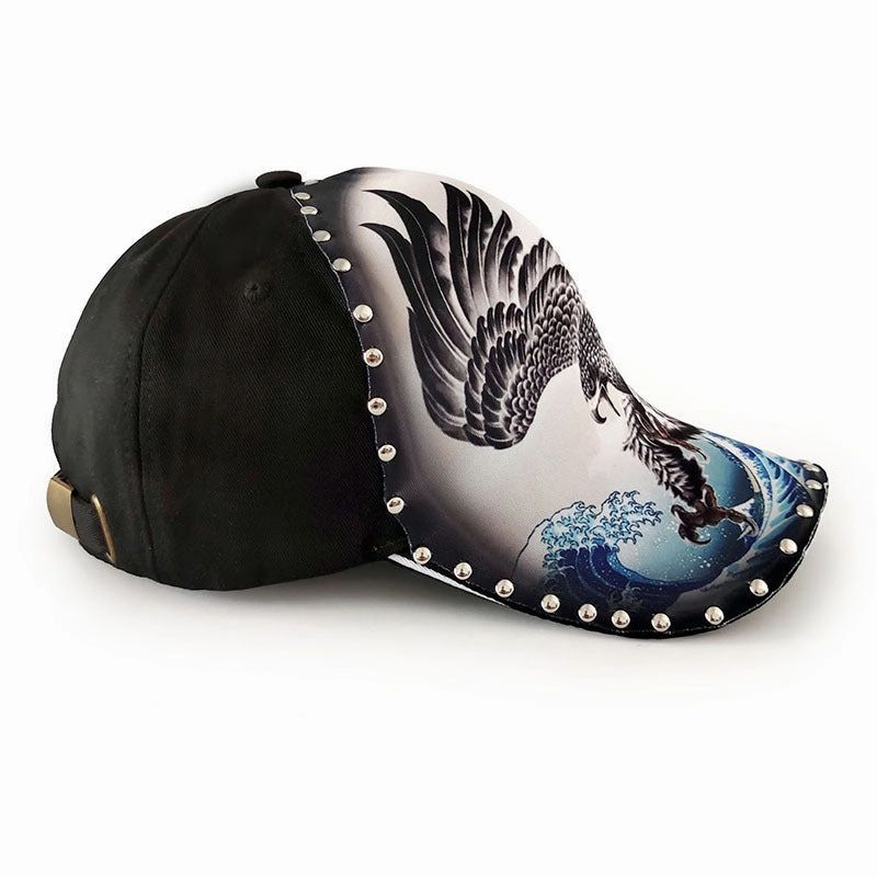 Wholesale Cotton Hardtop Wide Brim Animal Print Caps
