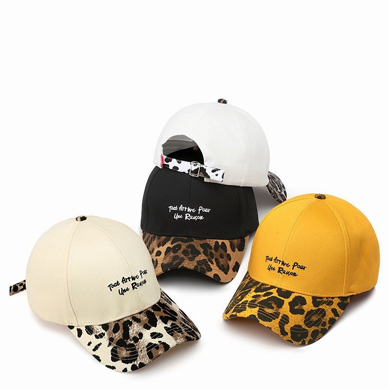 Wholesale Cotton Hat Leopard Stitching Baseball Cap