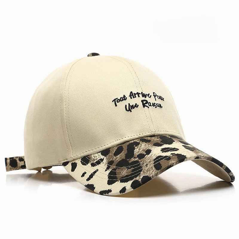 Wholesale Cotton Hat Leopard Stitching Baseball Cap