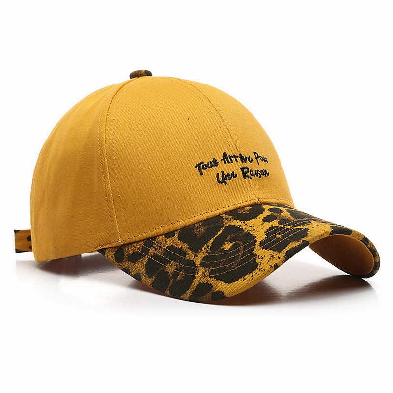 Wholesale Cotton Hat Leopard Stitching Baseball Cap