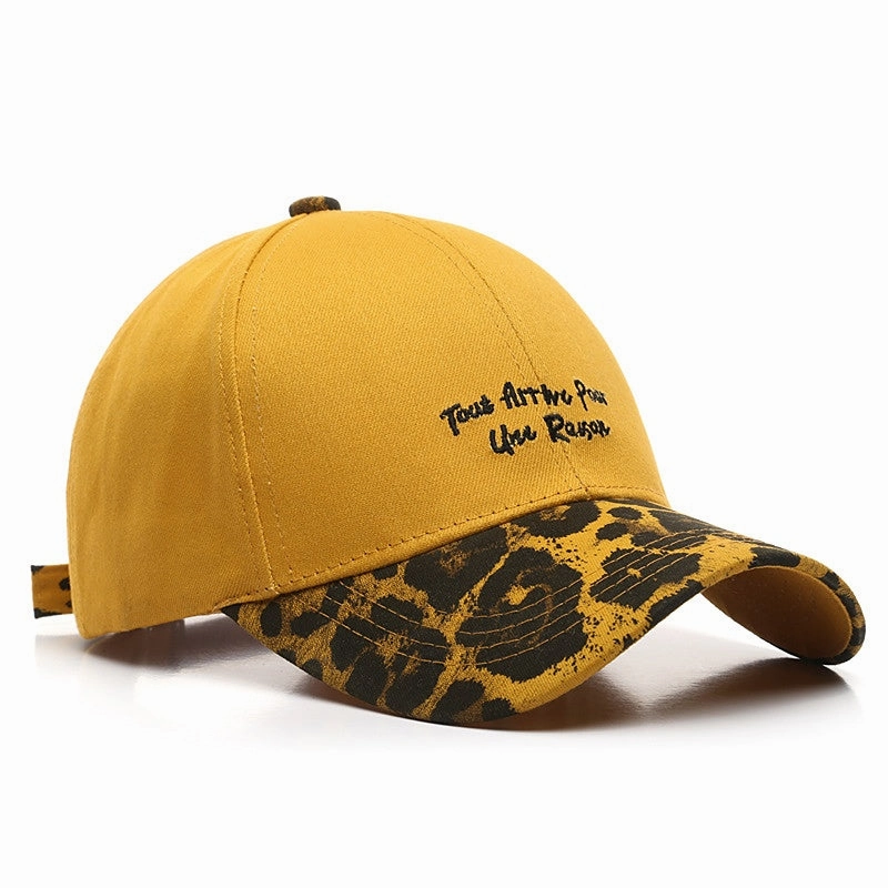 Wholesale Cotton Hat Leopard Stitching Baseball Cap