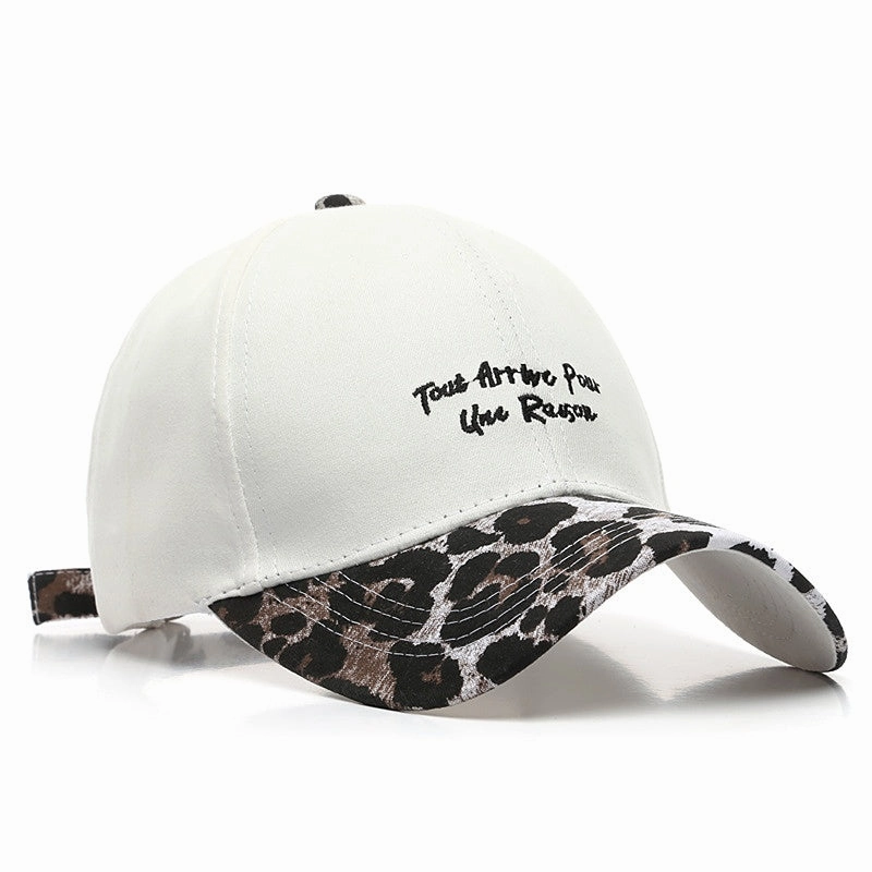Wholesale Cotton Hat Leopard Stitching Baseball Cap