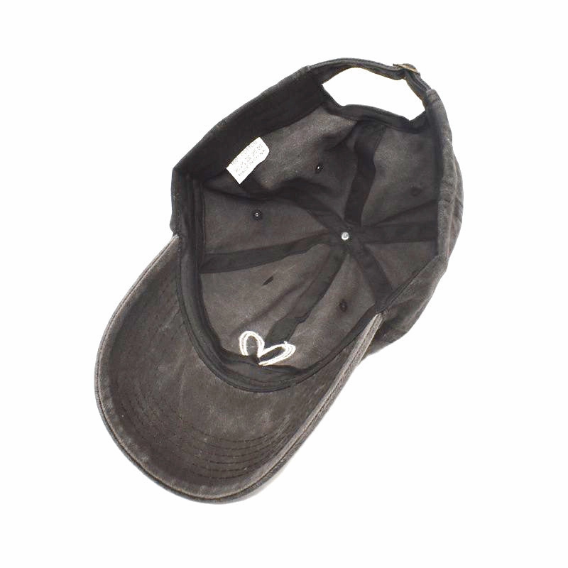 Wholesale Cotton Heart Embroidered Washed Baseball Cap