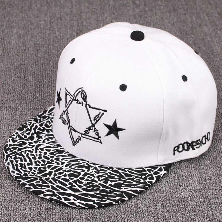Wholesale Cotton Hexagonal Star Embroidery Baseball Cap