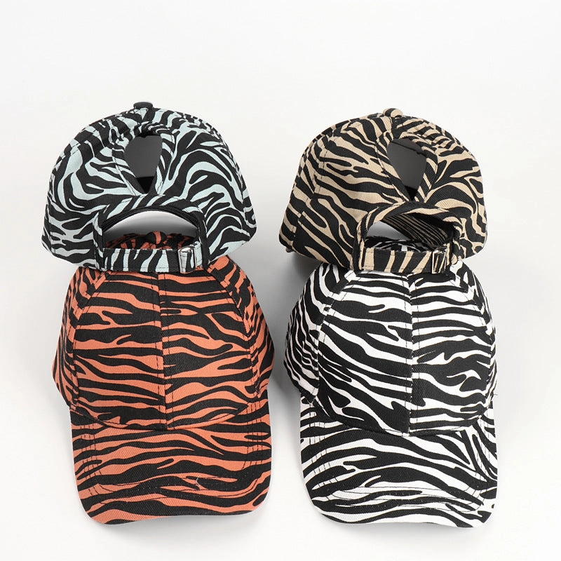 Wholesale Cotton Horse Print Hard Top Baseball Cap