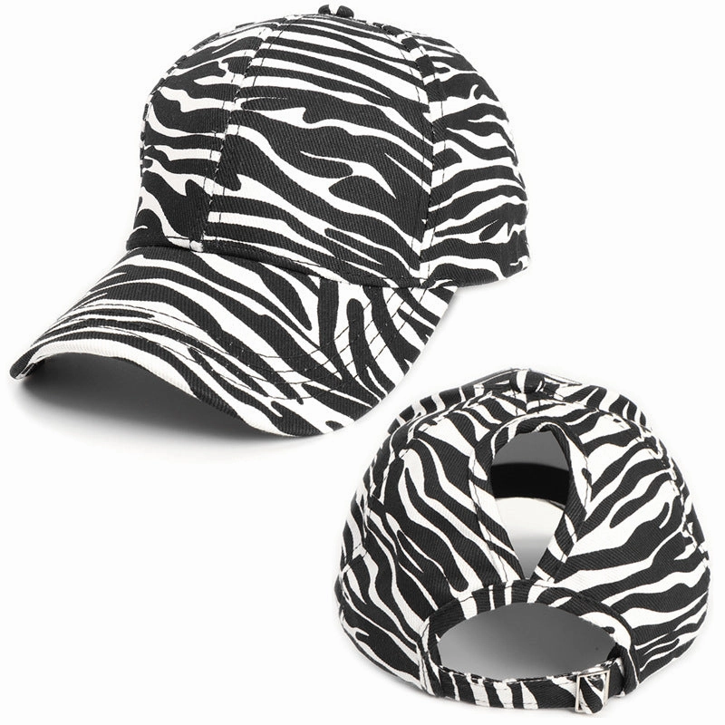 Wholesale Cotton Horse Print Hard Top Baseball Cap