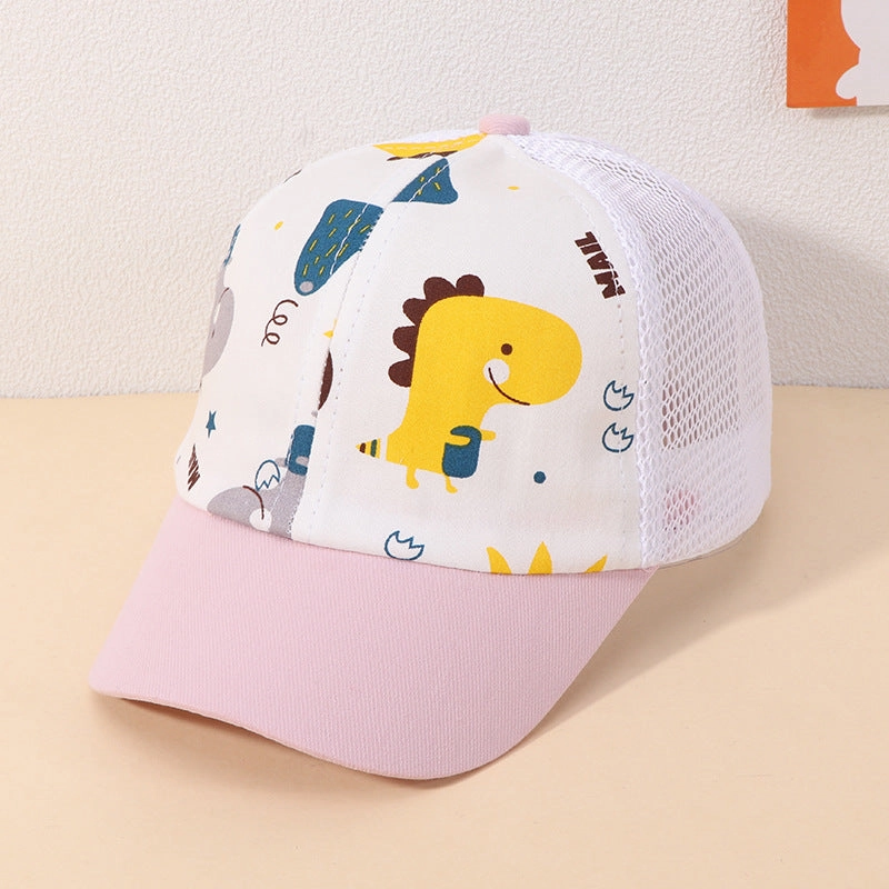 Wholesale Cotton Kids Cartoon Dinosaur Baseball Cap