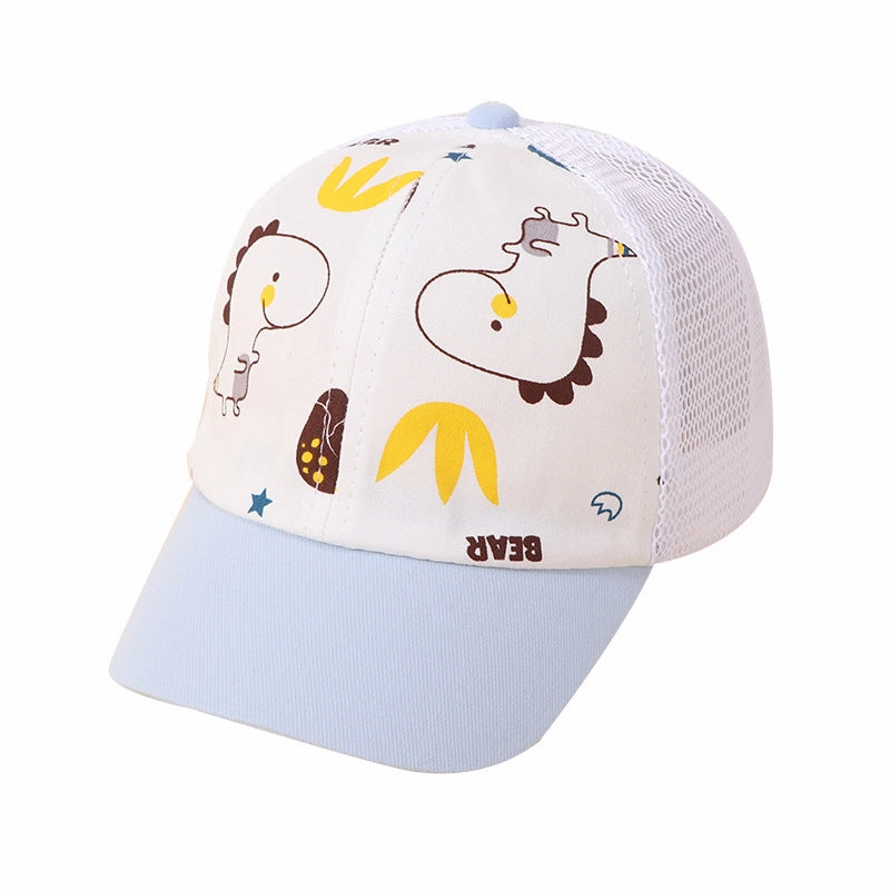 Wholesale Cotton Kids Cartoon Dinosaur Baseball Cap