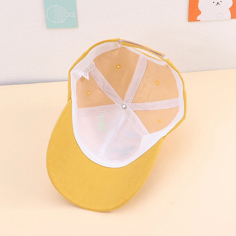 Wholesale Cotton Kids Embroidered Cartoon Baseball Cap