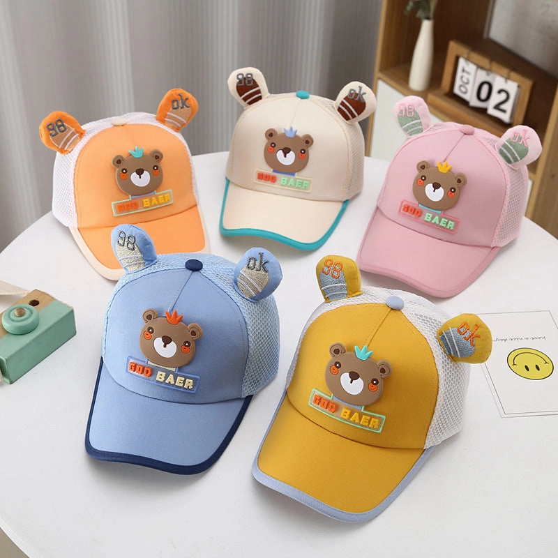 Wholesale Cotton Kids Sunshade Thin Baseball Cap