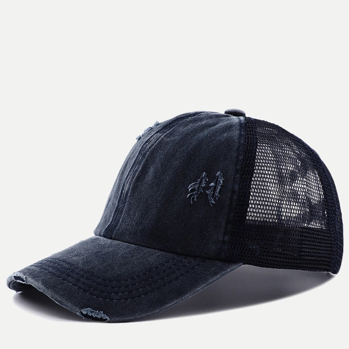 Wholesale Cotton Leopard Camouflage Ponytail Baseball Cap