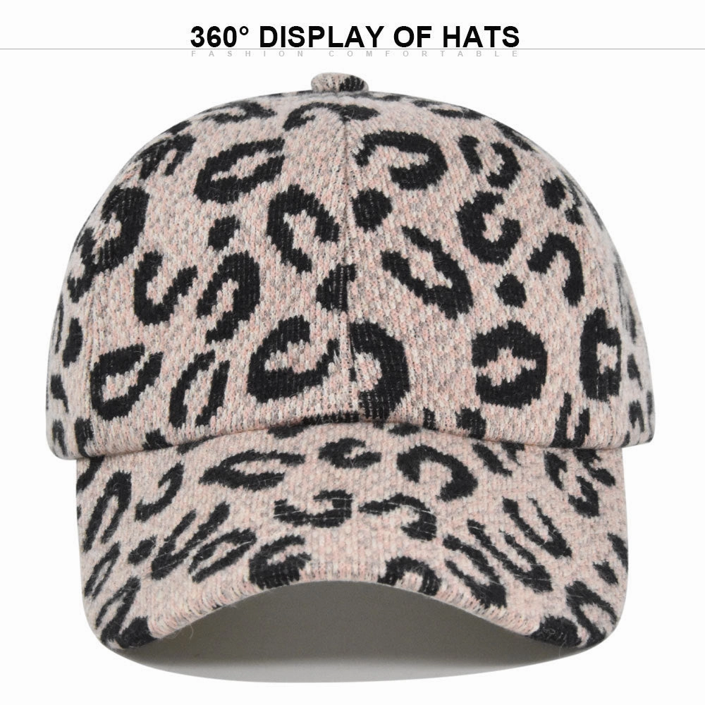 Wholesale Cotton Leopard Ponytail Hat