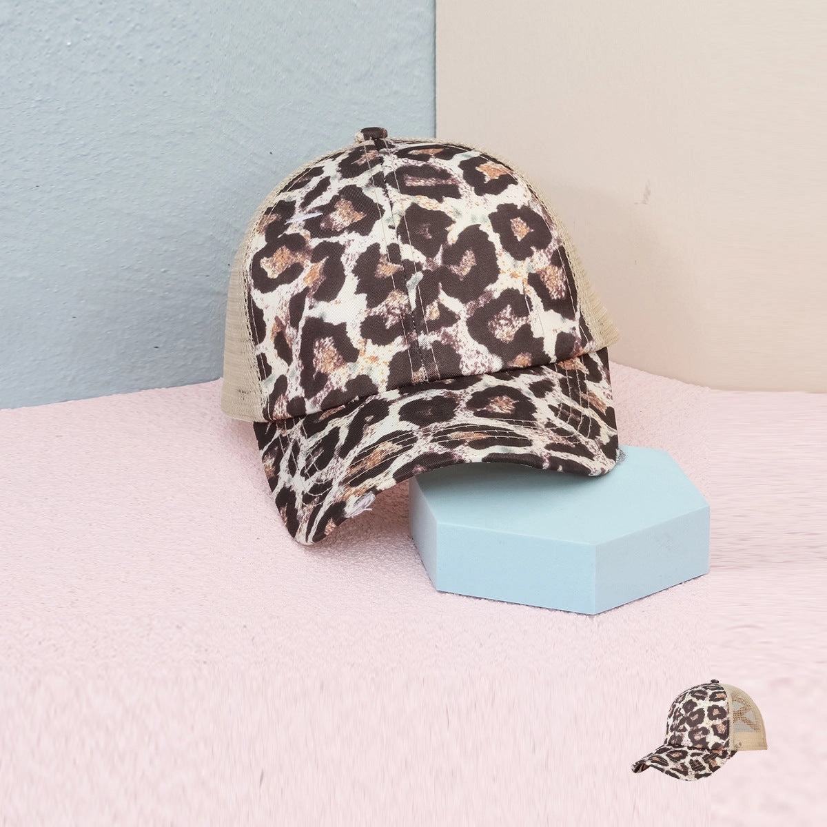 Wholesale Cotton Leopard Print Baseball Cap