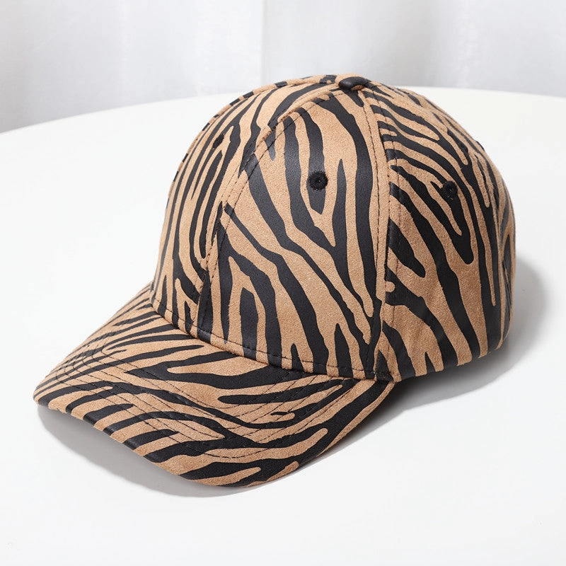 Wholesale Cotton Leopard Print Thickened Fur Baseball Caps