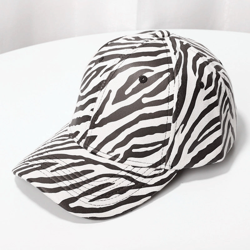 Wholesale Cotton Leopard Print Thickened Fur Baseball Caps