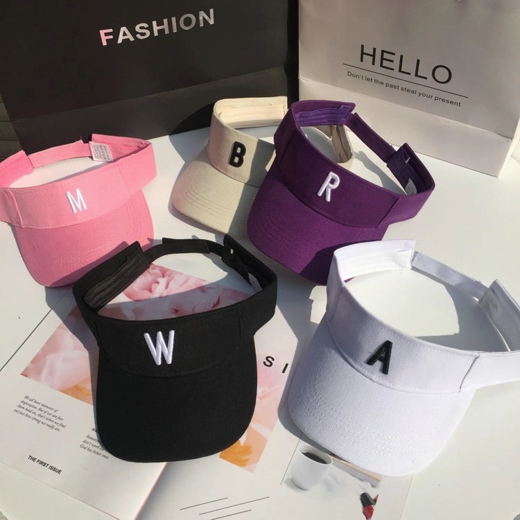 Wholesale Cotton Letter Curved Eaves Adjustable Hollow Cap