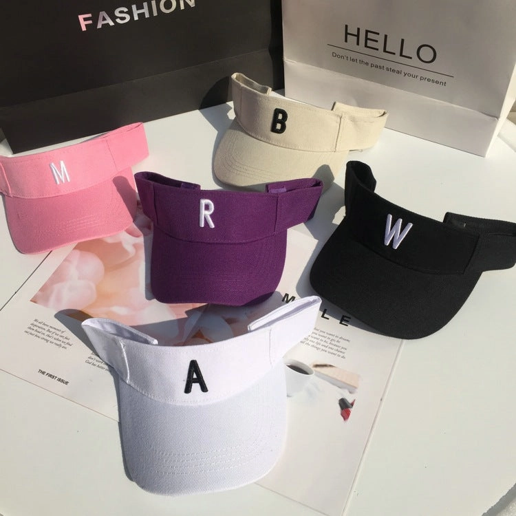Wholesale Cotton Letter Curved Eaves Adjustable Hollow Cap