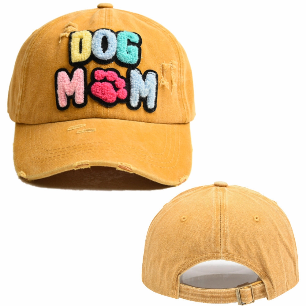 Wholesale Cotton Letter DOG MAMA Baseball Cap