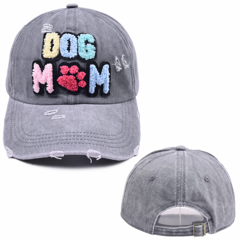 Wholesale Cotton Letter DOG MAMA Baseball Cap
