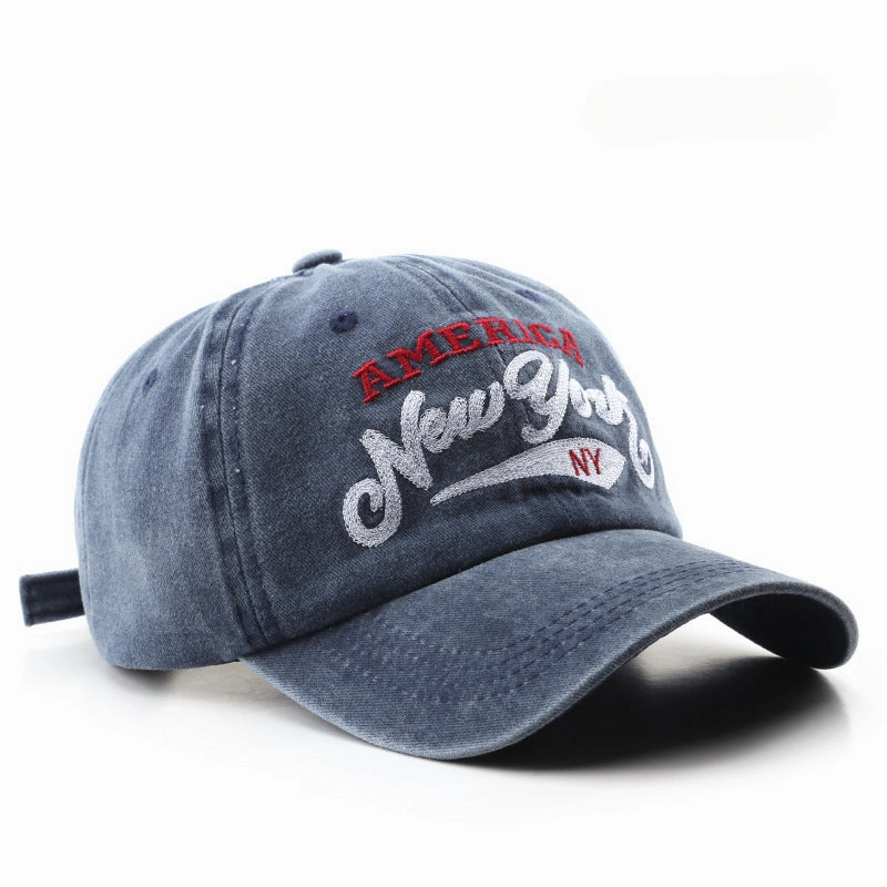 Wholesale Cotton Letter Embroidery Washed Baseball Cap
