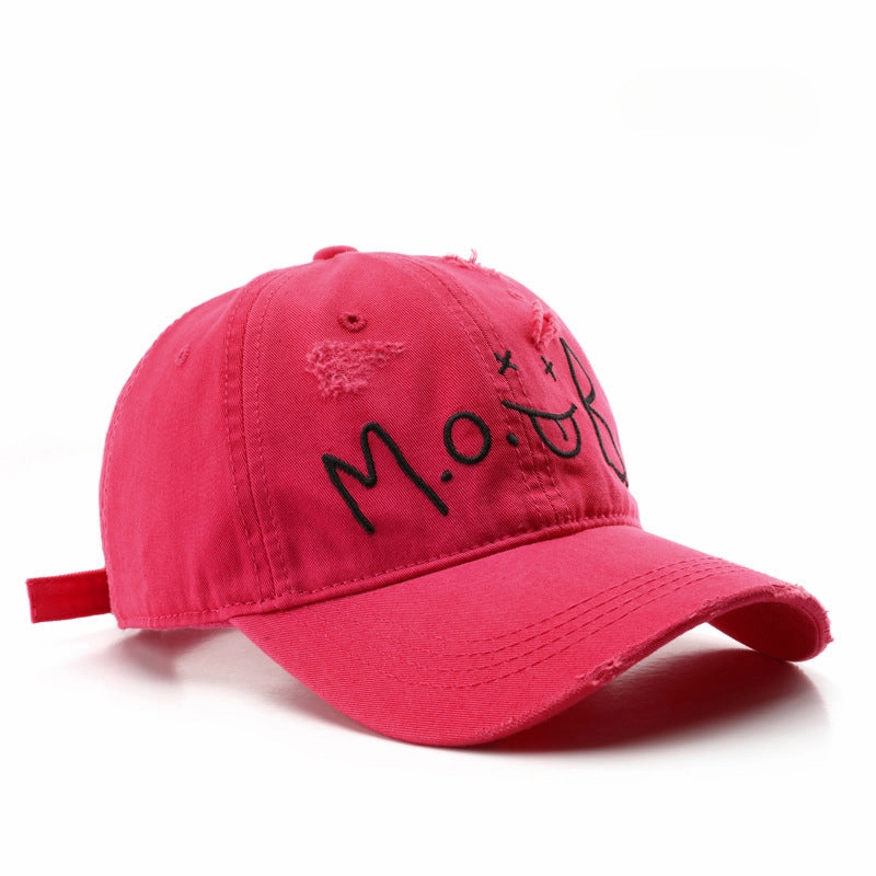 Wholesale Cotton Letter Embroidery Washed Baseball Cap
