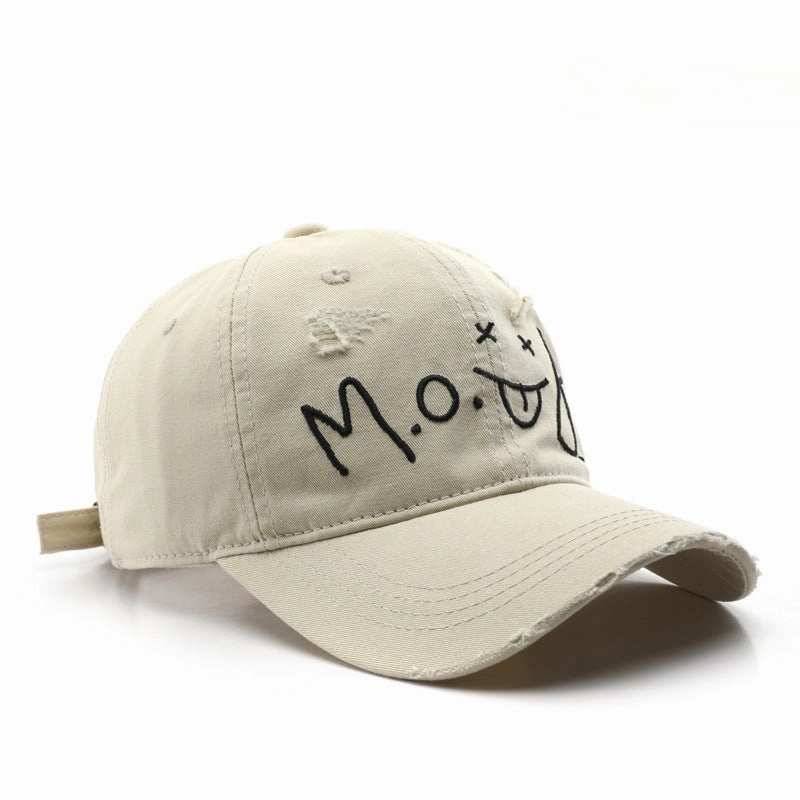 Wholesale Cotton Letter Embroidery Washed Baseball Cap