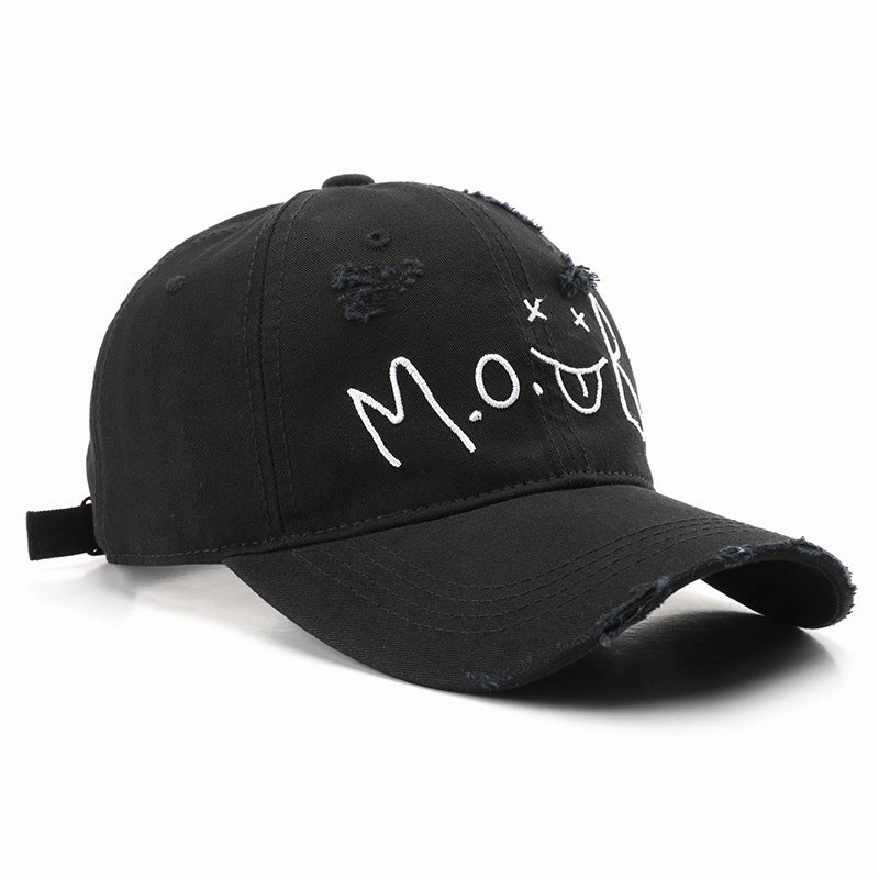 Wholesale Cotton Letter Embroidery Washed Baseball Cap