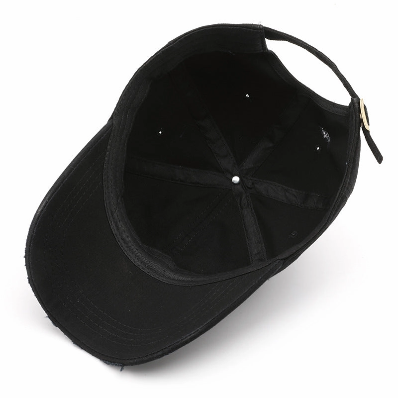 Wholesale Cotton Letter Embroidery Washed Baseball Cap