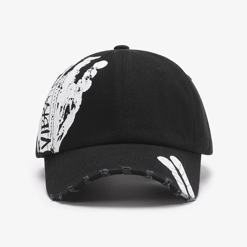 Wholesale Cotton Letter Soft Top Curved Brim Baseball Cap