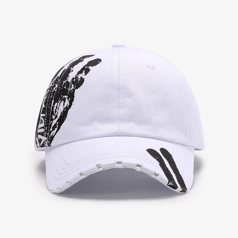 Wholesale Cotton Letter Soft Top Curved Brim Baseball Cap