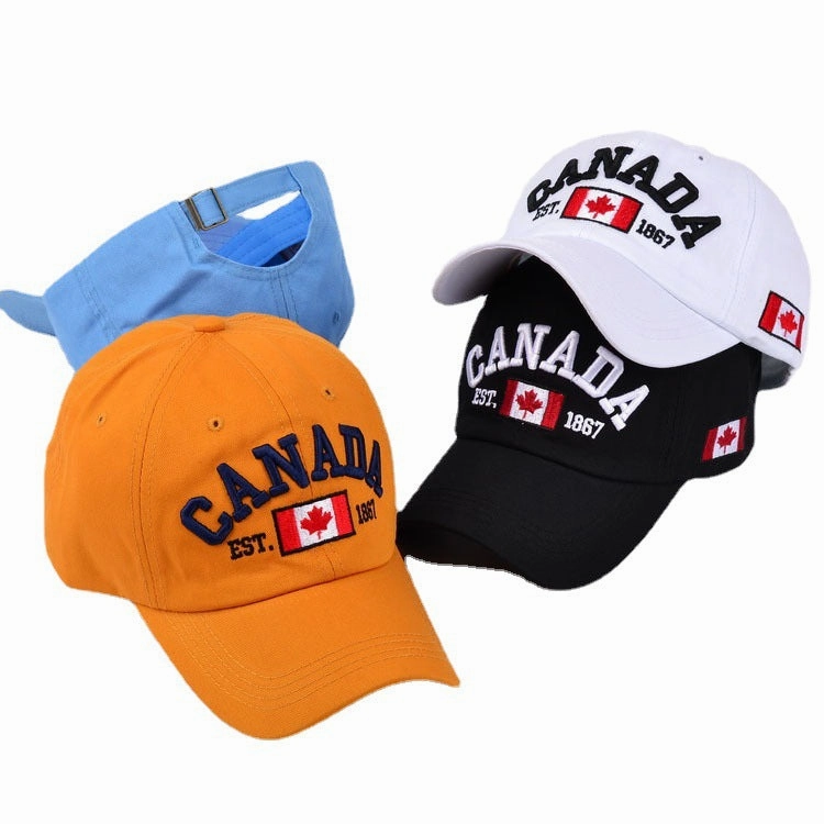 Wholesale Cotton Maple Leaf Canadian Flag Baseball Cap