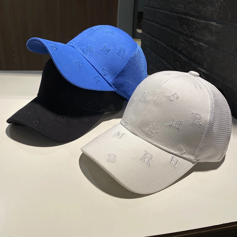 Wholesale Cotton Monogram Embroidered Mesh Cap