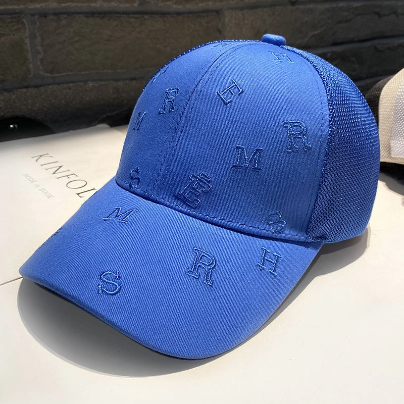 Wholesale Cotton Monogram Embroidered Mesh Cap