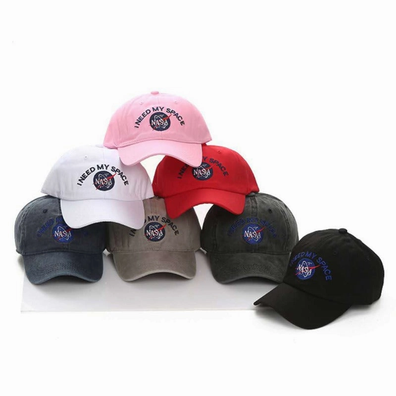 Wholesale Cotton NASA I NEED MY SPACE Astronaut Baseball Caps