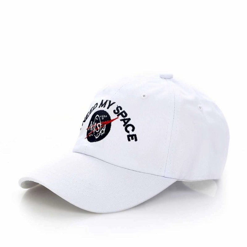Wholesale Cotton NASA I NEED MY SPACE Astronaut Baseball Caps