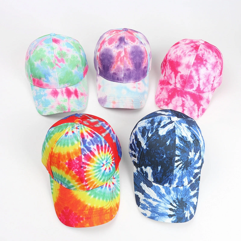 Wholesale Cotton New Tie-dye Personality 3D Printing Pattern Baseball Cap
