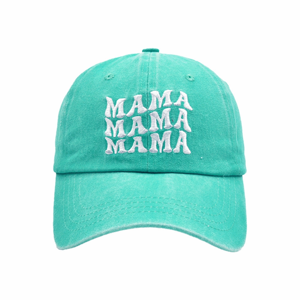 Wholesale Cotton Parent-child Three-row Letter MAMA MINI Baseball Cap