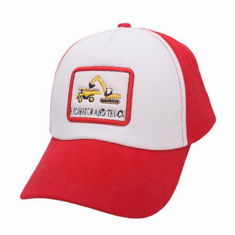 Wholesale Cotton Polyester Cartoon Excavator Children's Baseball Caps