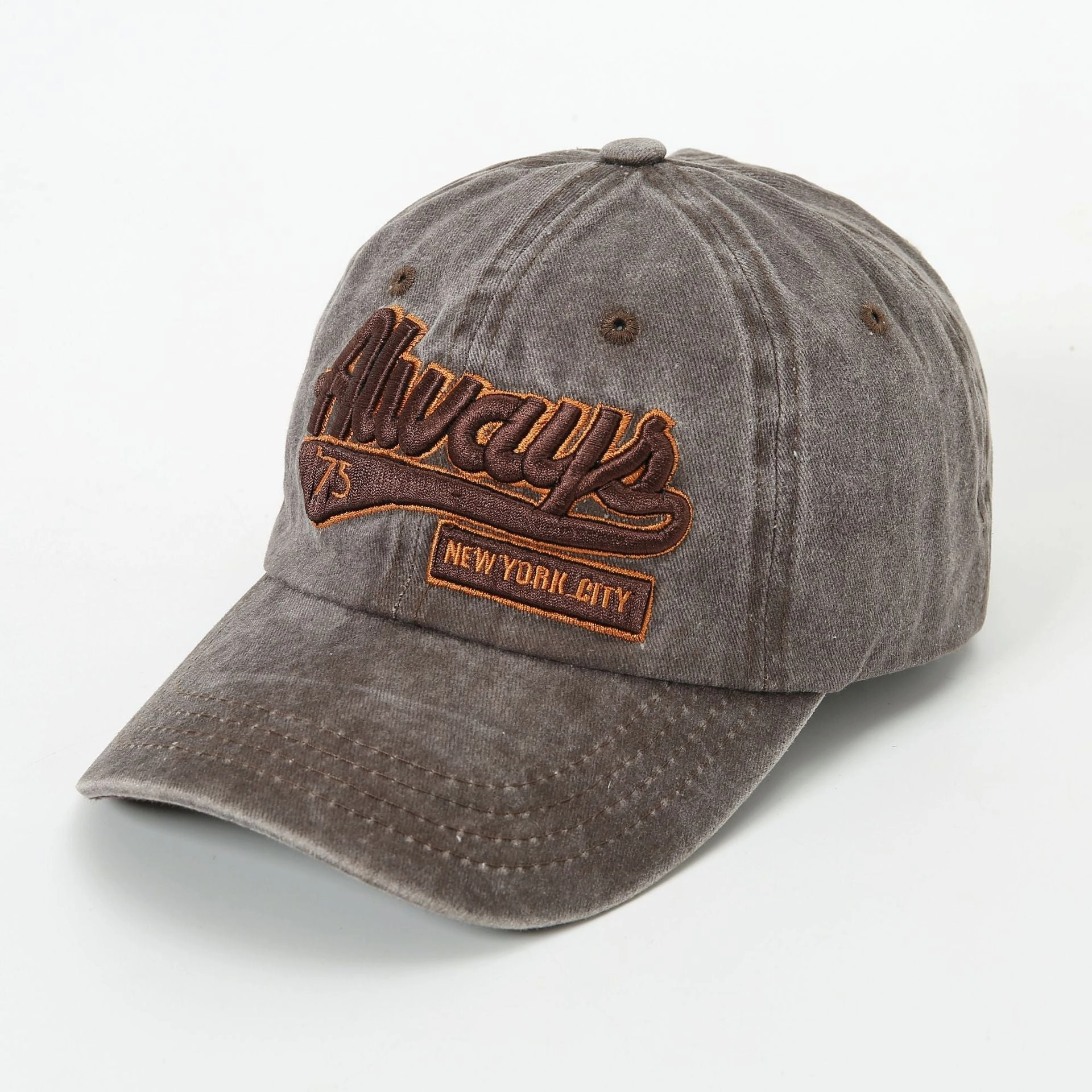 Wholesale Cotton Polyester Denim Letter Embroidery Cap
