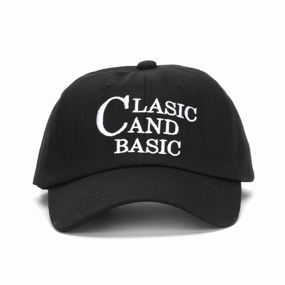 Wholesale Cotton Polyester Letter Embroidery Curved Brim Baseball Cap