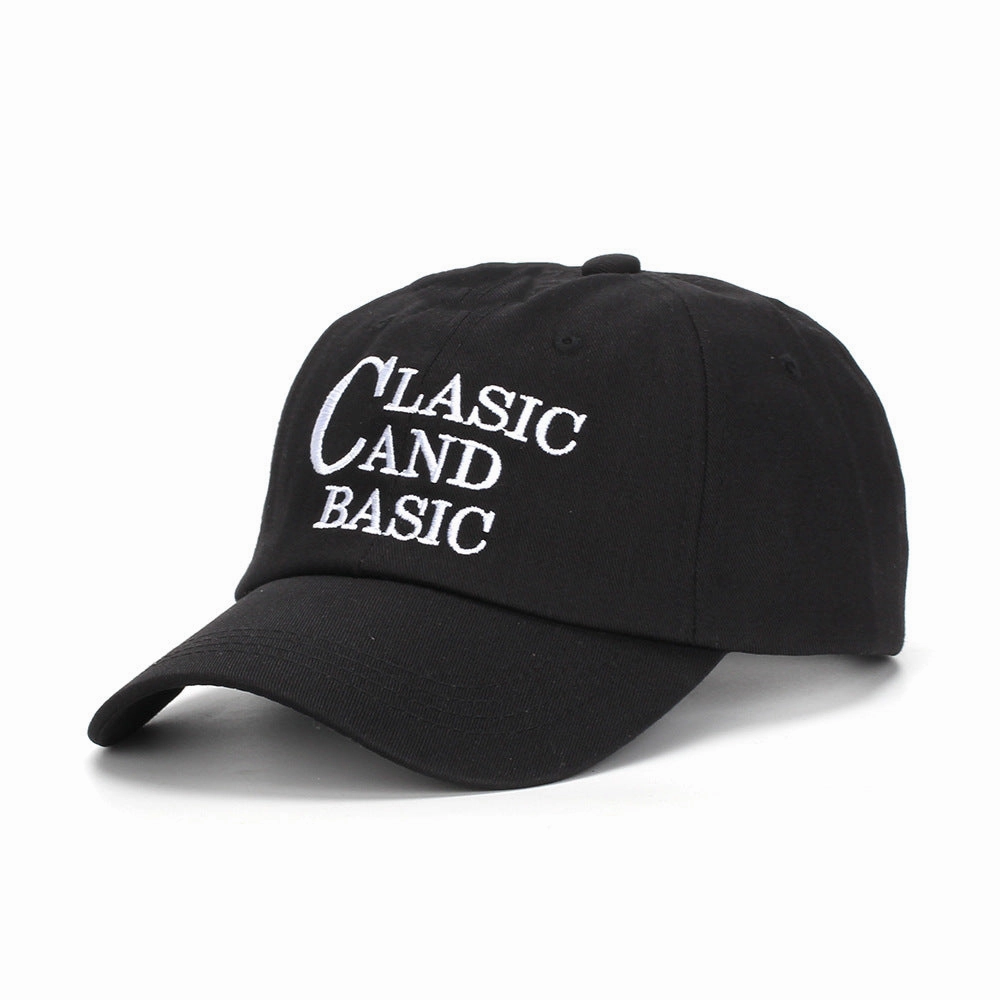 Wholesale Cotton Polyester Letter Embroidery Curved Brim Baseball Cap