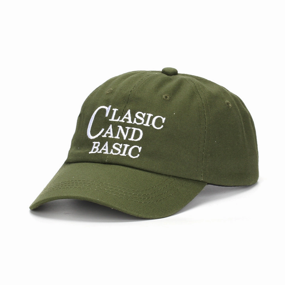 Wholesale Cotton Polyester Letter Embroidery Curved Brim Baseball Cap