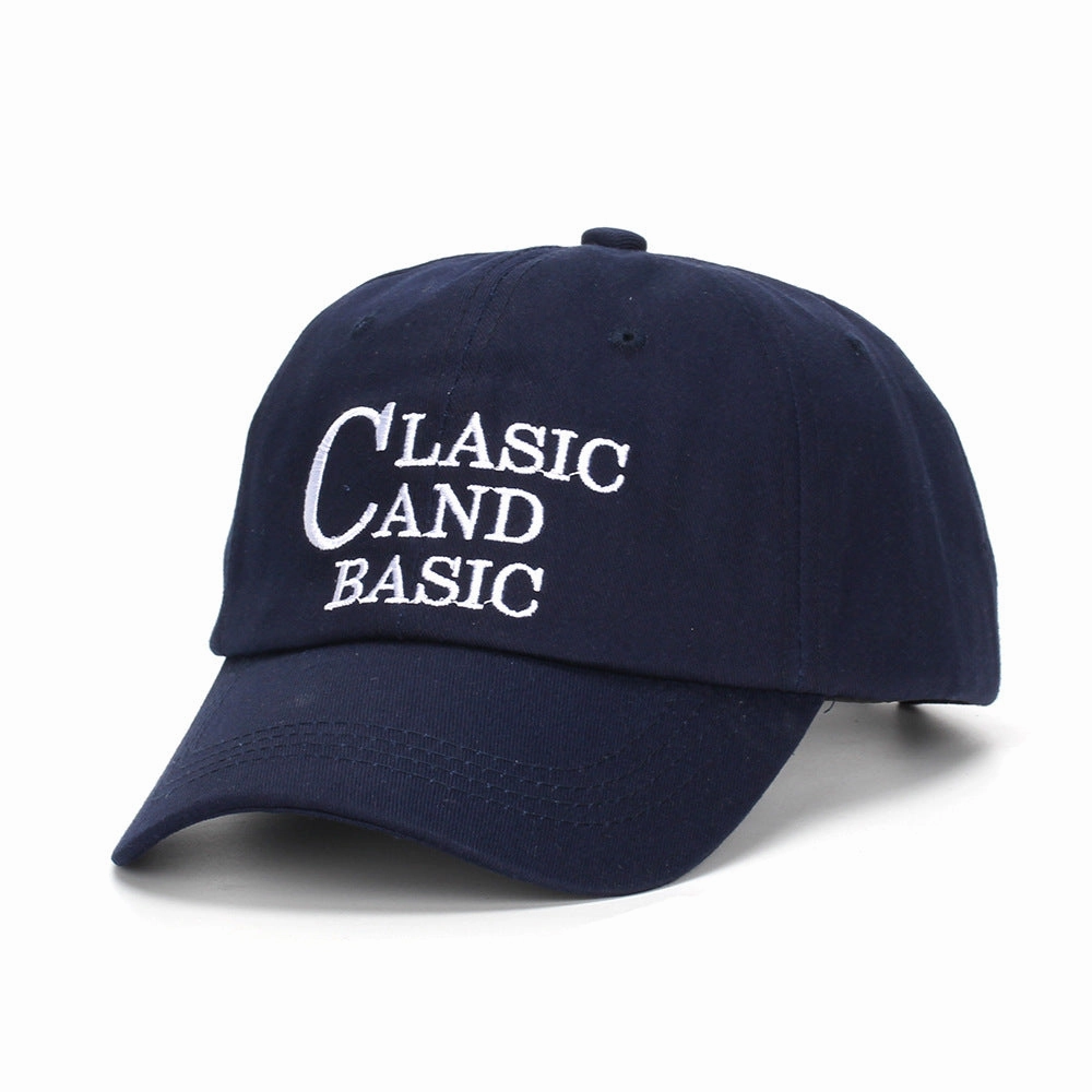 Wholesale Cotton Polyester Letter Embroidery Curved Brim Baseball Cap