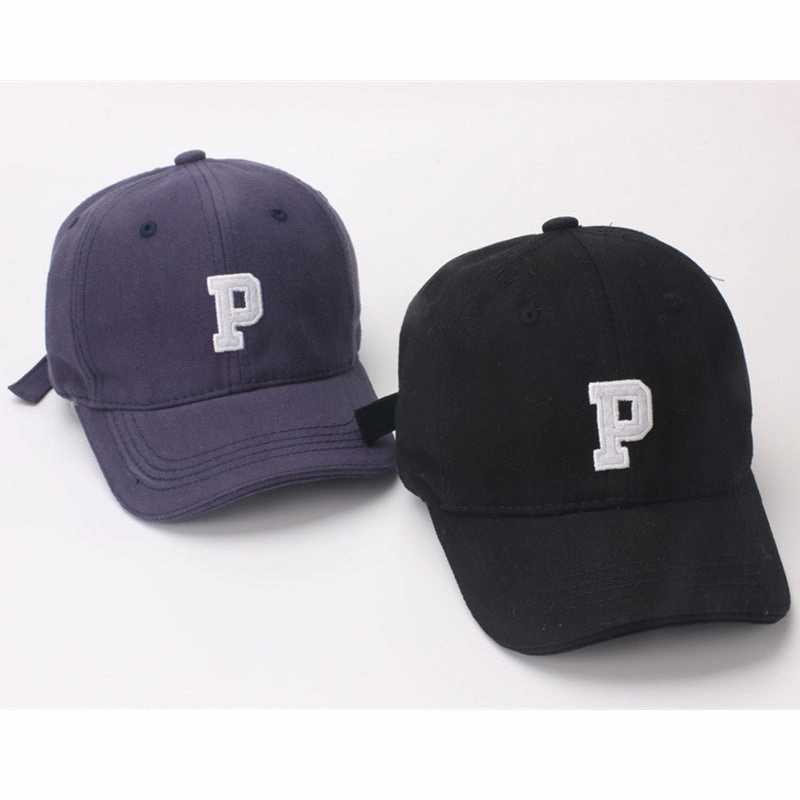 Wholesale Cotton Polyester Letter P Children's Baseball Caps