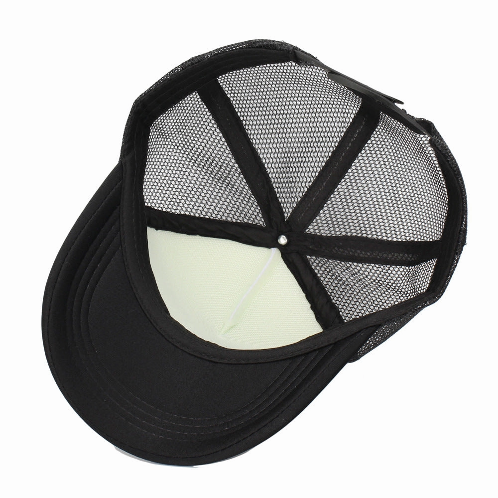 Wholesale Cotton Polyester Summer Breathable Mesh Colorful Butterfly Baseball Cap