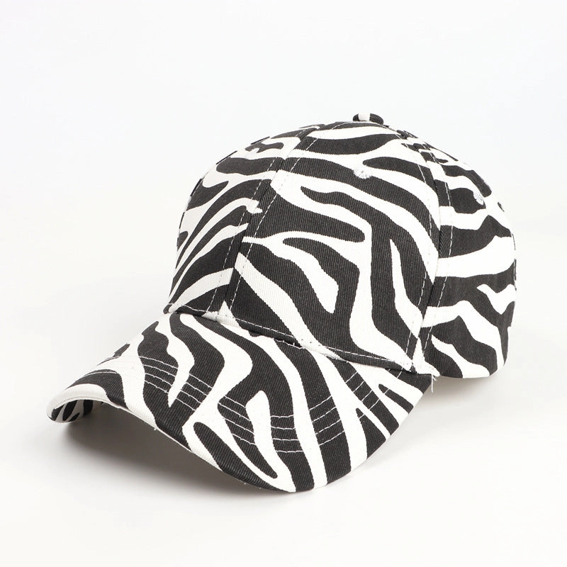 Wholesale Cotton Printed Cartoon Cow Curved Brim Baseball Caps