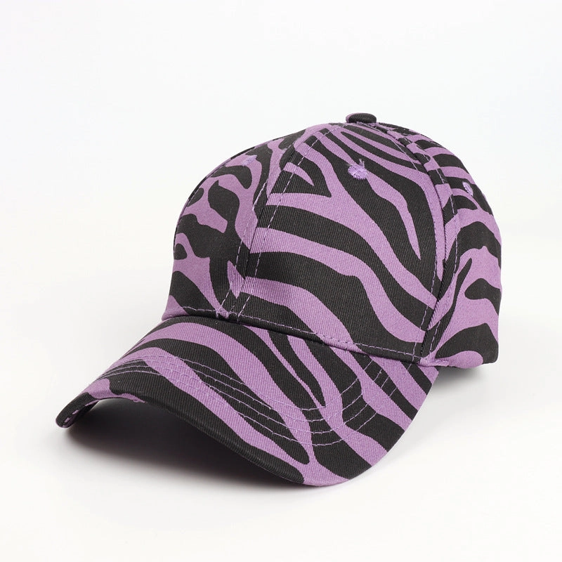 Wholesale Cotton Printed Cartoon Cow Curved Brim Baseball Caps